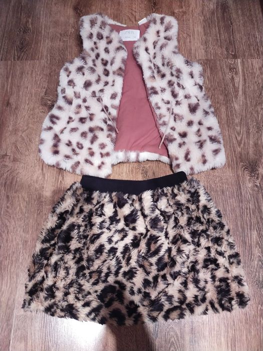 Cieplutki komplet bezrękawnik  110