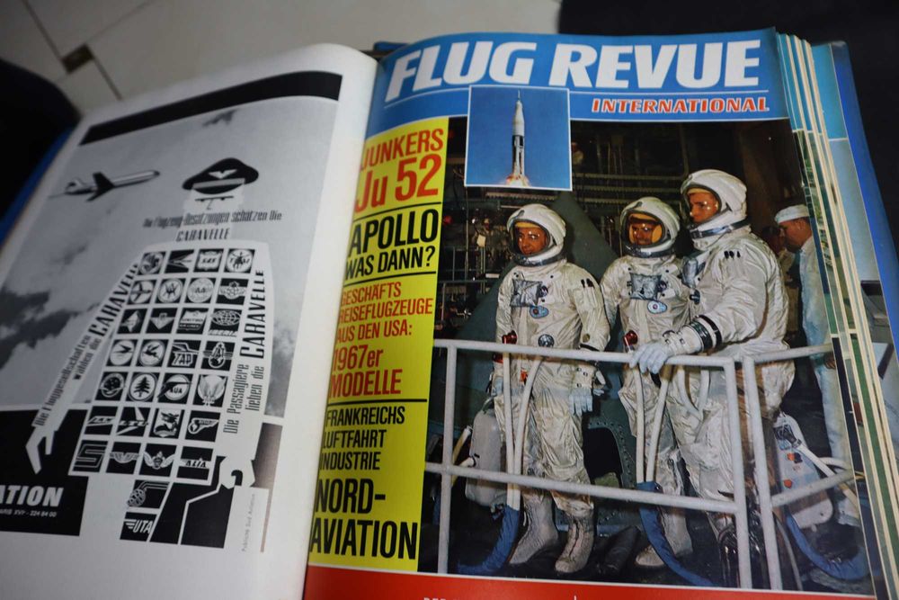 FLUG REVUE gazety historia lotnictwa  3 tomy 1966/67 r b5/080950