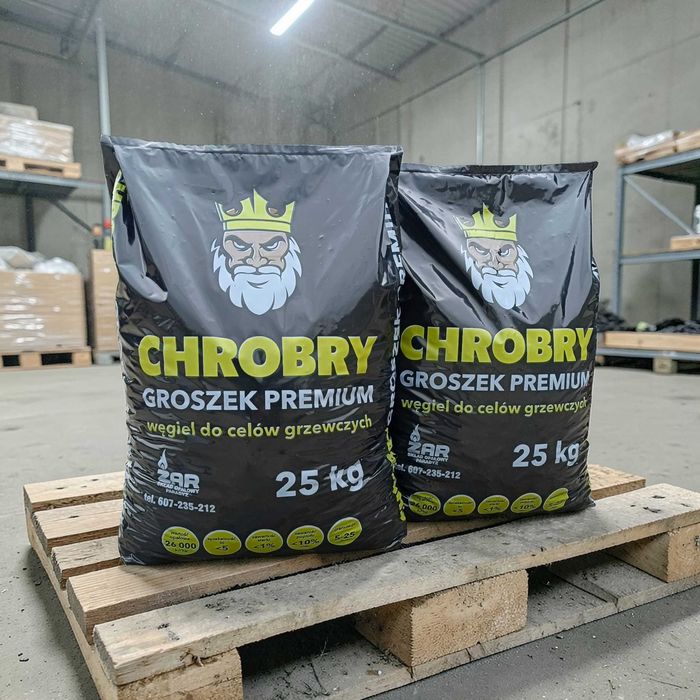Groszek CHROBRY 26MJ Węgiel Transport Winda HDS
