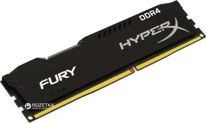 Оперативная память  HyperX DDR4-2400 16gb PC4  Fury Black
