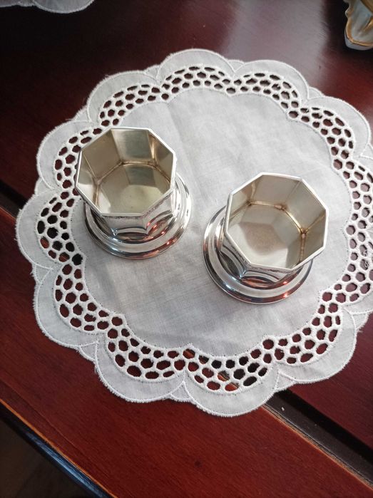 Piękne solniczki Pr 800 Niemcy Lutz Weiss Art Deco