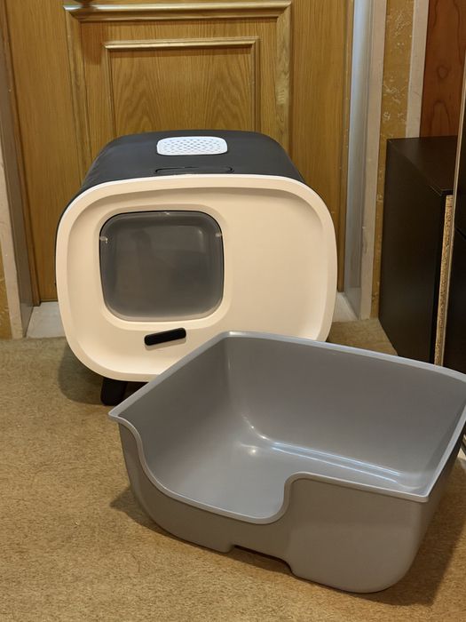 Liteira casa de banho com filtro SAVIC para gato