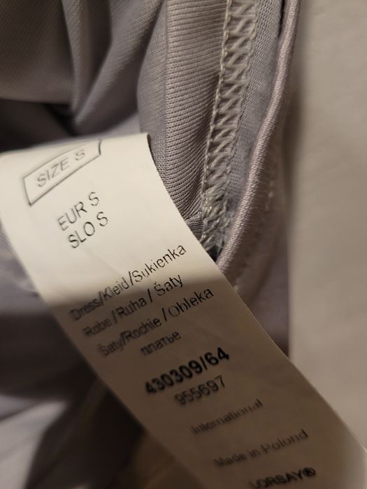 Sukienka szara Orsay s jak nowa