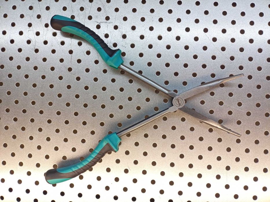 Szczypce wydłużone Cr-V wygięte 45° 275mm szczypce długie 45° wygięte