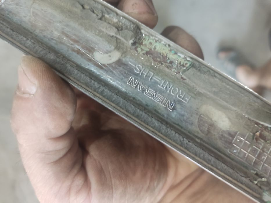 Хром накладки на ліству на Nissan Qashqai