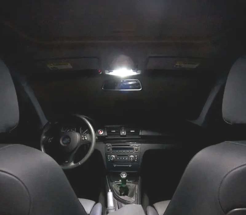 KIT COMPLETO 15 LAMPADAS LED INTERIOR BMW 1 SERIE E81 E87 116I 118D 118I 120D 120I 123D 130I 135I 03-11