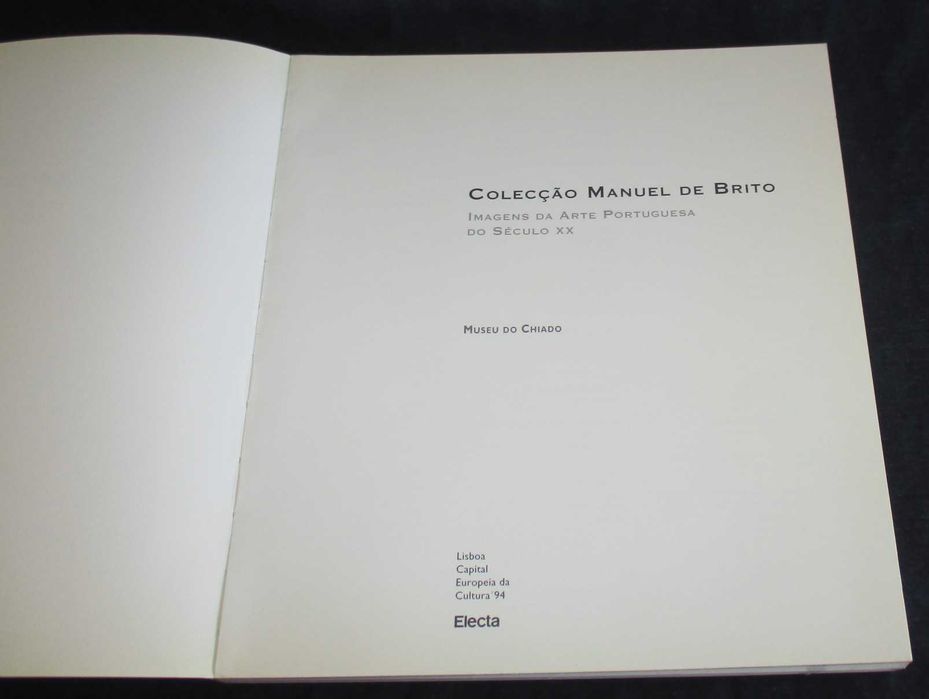 Livro Colecção Manuel de Brito Imagens da Arte Portuguesa do Século XX