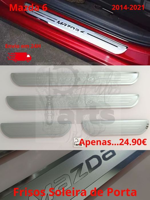 Frisos Soleira de Porta Mazda 6 2014/2021