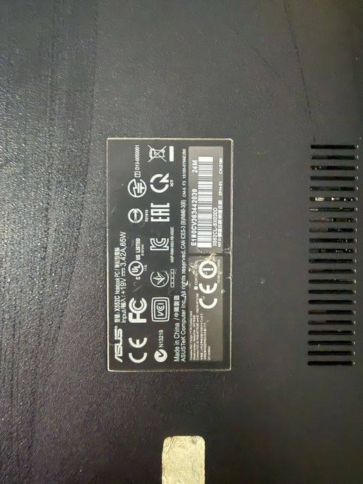 Laptop ASUS | Intel Pentium | 4GB RAM | HDD 500GB | Windows 10