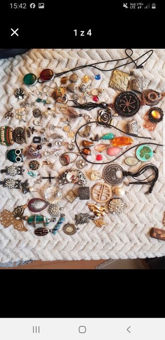 Biżuteria broszki zawieszki kolekcja różne