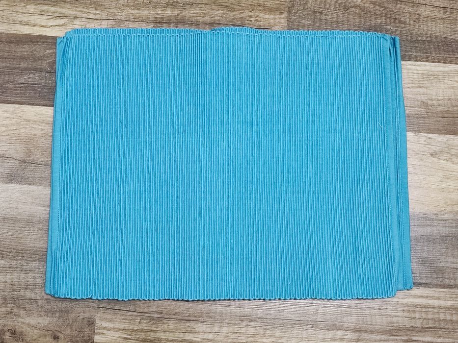 4x podkładki materiałowe na stół w kolorze morskim