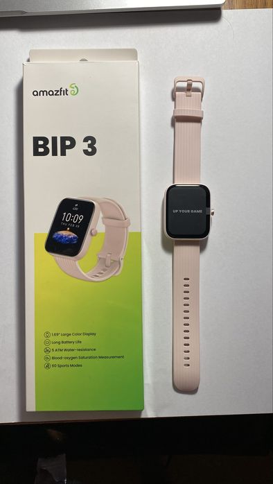 Смартгодинник Amazfit Bip 3 (рожевий)