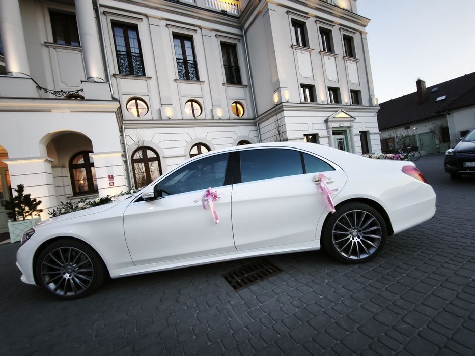 Auto do ślubu  mercedes S klasa gwarancja przyjazdu
