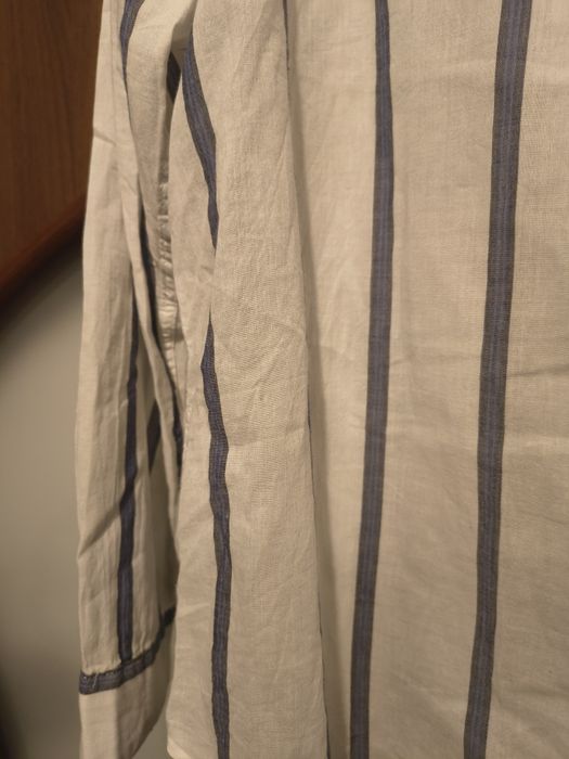 Bawełniana koszula w paski h&m xl 42