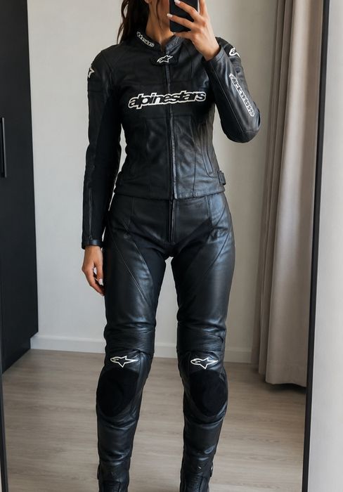 Damski skórzany kombinezon motocyklowy alpinestars dainese shima