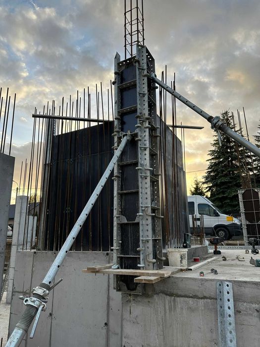 Wynajem płyt szalunkowych MINI BOX 24×150 cm słupy, ściany Grójec