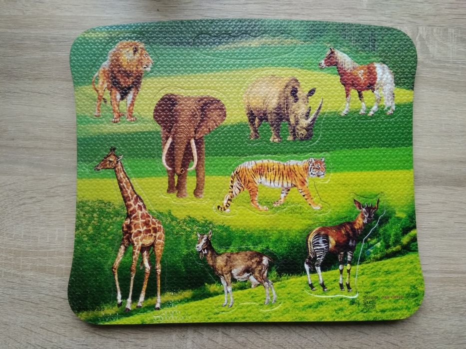 Рамка вкладыш Животные Пазлы