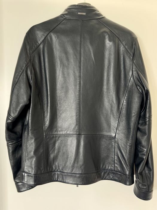 Hugo Boss leather jacker