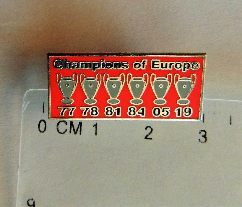 Liverpool FC historyczny herb pin zestaw 2 szt.
