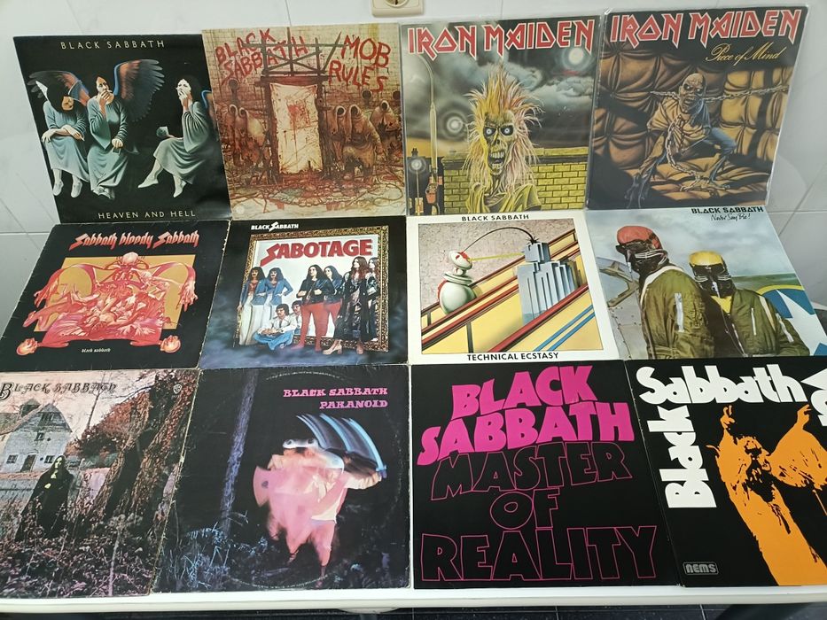 HEAVY METAL / HARD ROCK: os MELHORES grupos, DEZENAS de albuns (vinis)