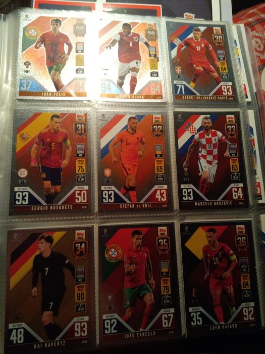 Arquivador (coleção liga das nações cards)