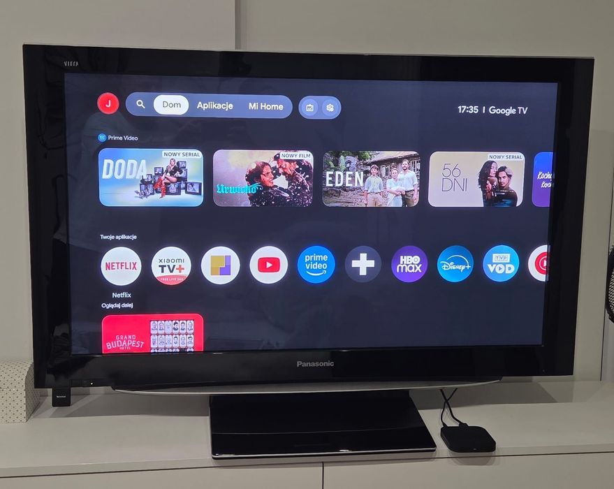 Telewizor PANASONIC plazmowy 46 cali z routerem