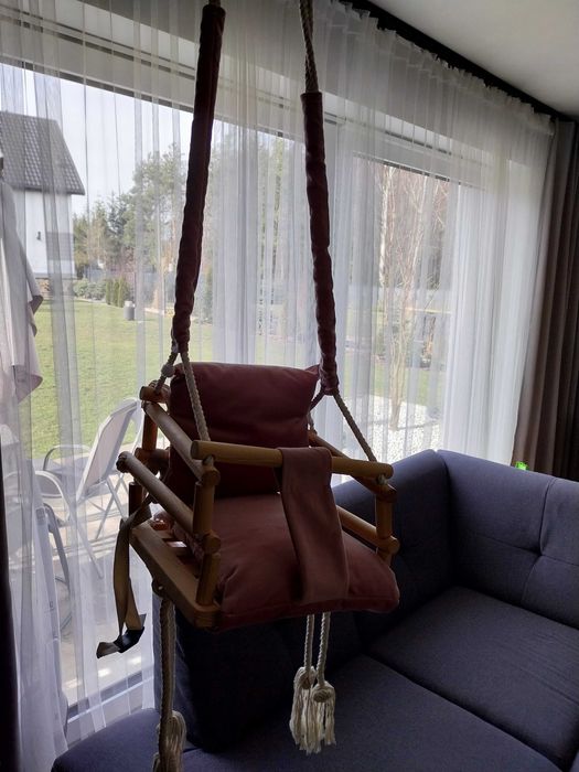 Huśtawka velvet + tablica manipulacyjna