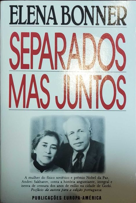 Livro "SEPARADOS MAS JUNTOS" de Elena Bonner