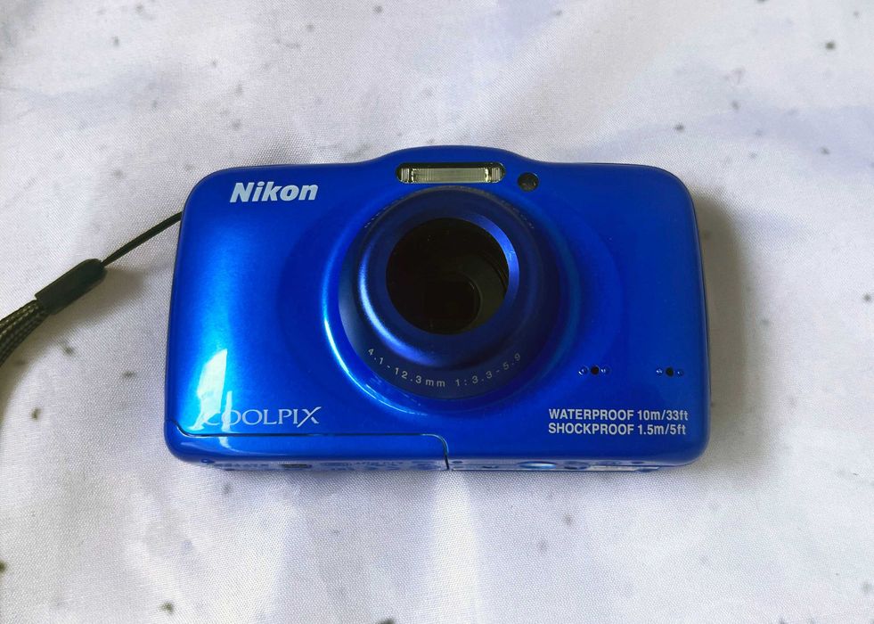 Зашищенный Nikon Coolpix S32 фотоапарат 13.2 Мп, 3x Zoom, подводный камера Нікон, цифровой фотоаппарат, ультразум, фотокамера canon для fuji фото sony