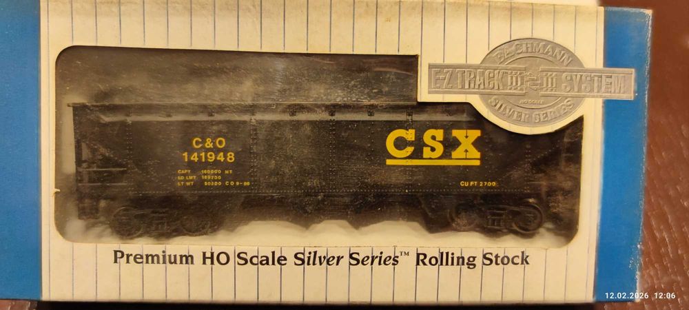 Wagon HO Bachmann Silver Series CSX