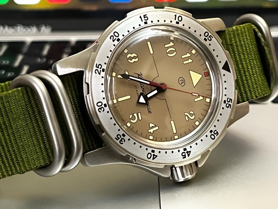 Новые мужские часы Восток Амфибия 18023А автоподзавод 20 АТМ