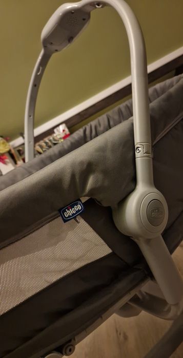 Chicco, Baby Hug 4in1 Air, kołyska, leżaczek, krzesełko, Dark Grey