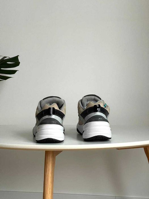 Кросівки Nike M2K Tekno Grey Lacquer шкіра текстиль сірі