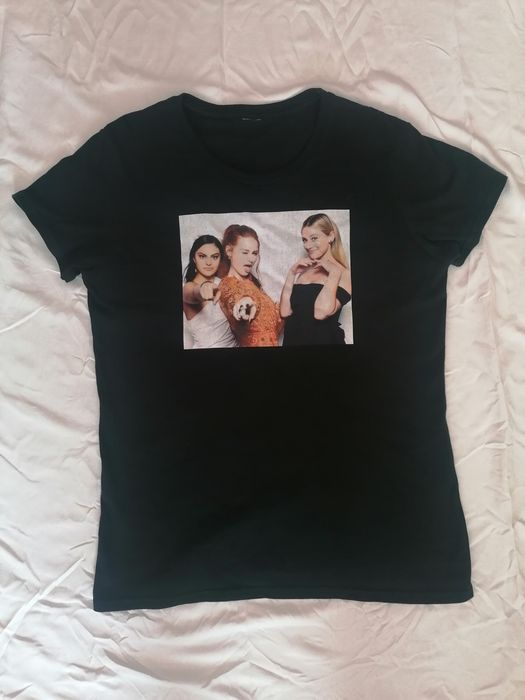 Czarna Koszulka z nadrukiem dziewczyn z Riverdale