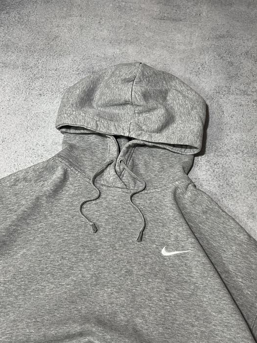 Сіре Оверсайз Худі Nike Baggy Hoodie oversized logo