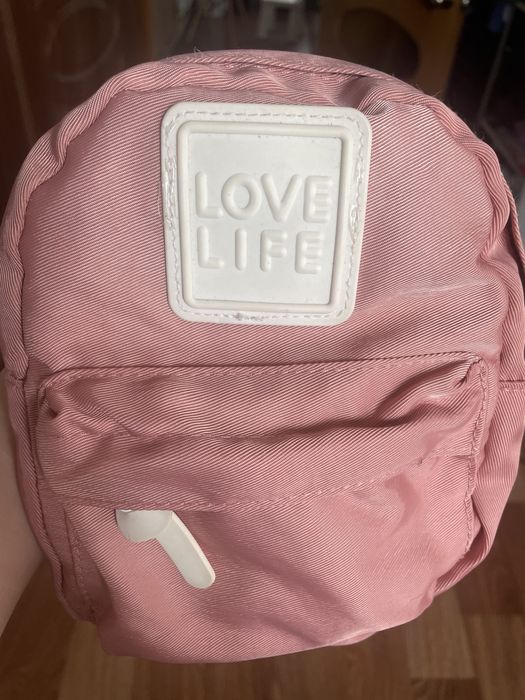 Рюкзак детский пудровый маленький