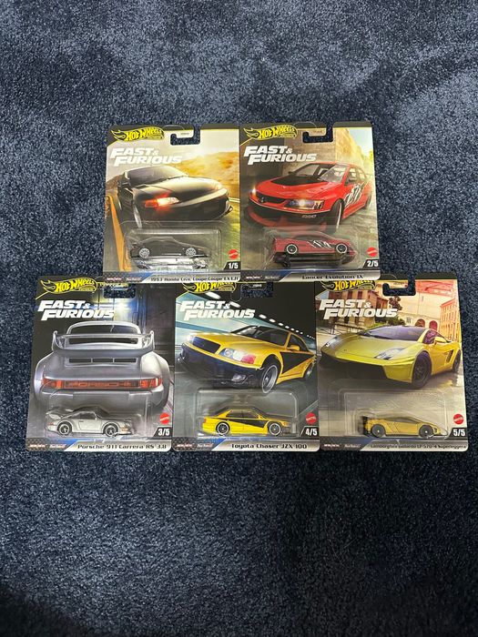 hot wheels fast furious set - zabawki dla dzieci | OLX Dla