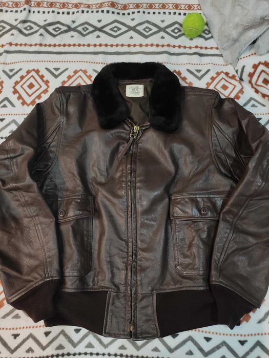 Kontraktowa Kurtka Pilota G-1 lotnicza Navy 1977 XL