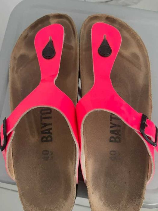 Klapki, japonki, damskie Bayton rozmiar 40