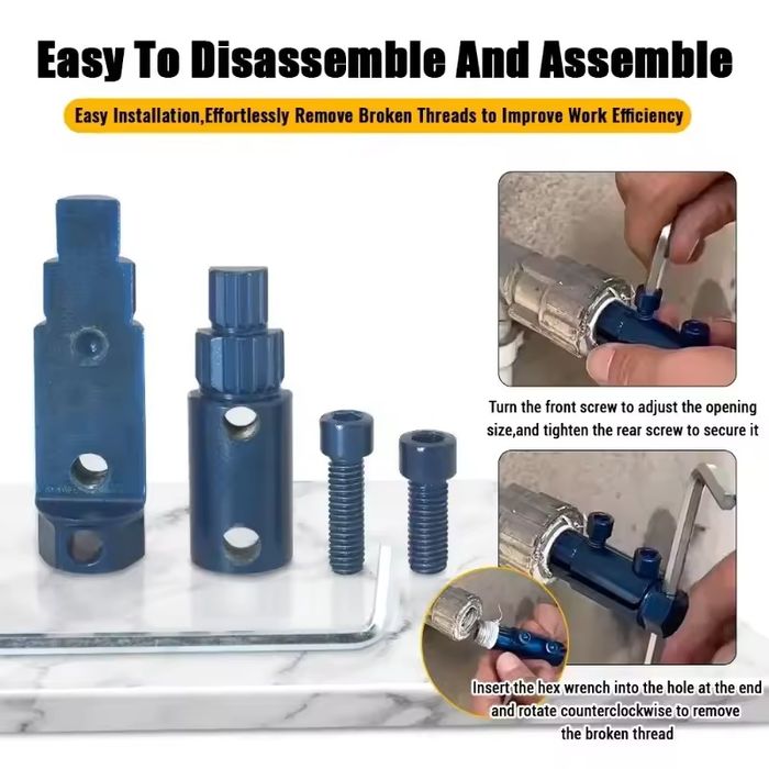 Extrator de torneiras partidas 1/2 -3/4 -1"