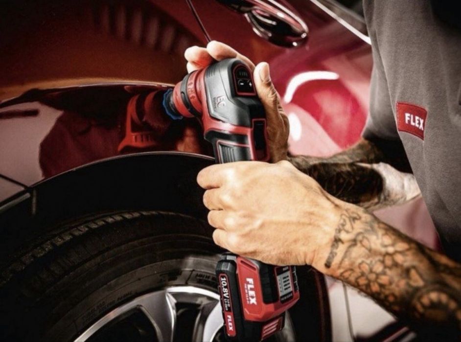 Аккумуляторная полировальная машина Flex PXE 80 12-EC/2.5 Set