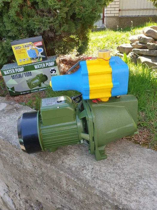 Насосна станція 1,1 kW AUTO с пресконтролем (ТІЛЬКИ ДОСТАВКА ПОШТОЮ)