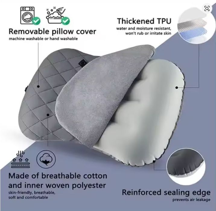 Подушка для туризму / надувна подушка