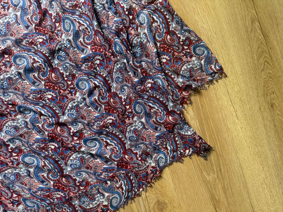 Chusta szal apaszka duża Vintage