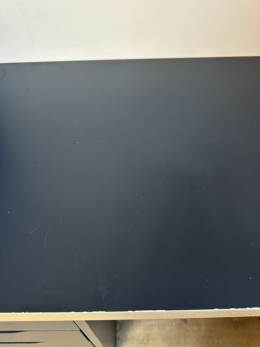Biurko ikea linnmon alex granatowe