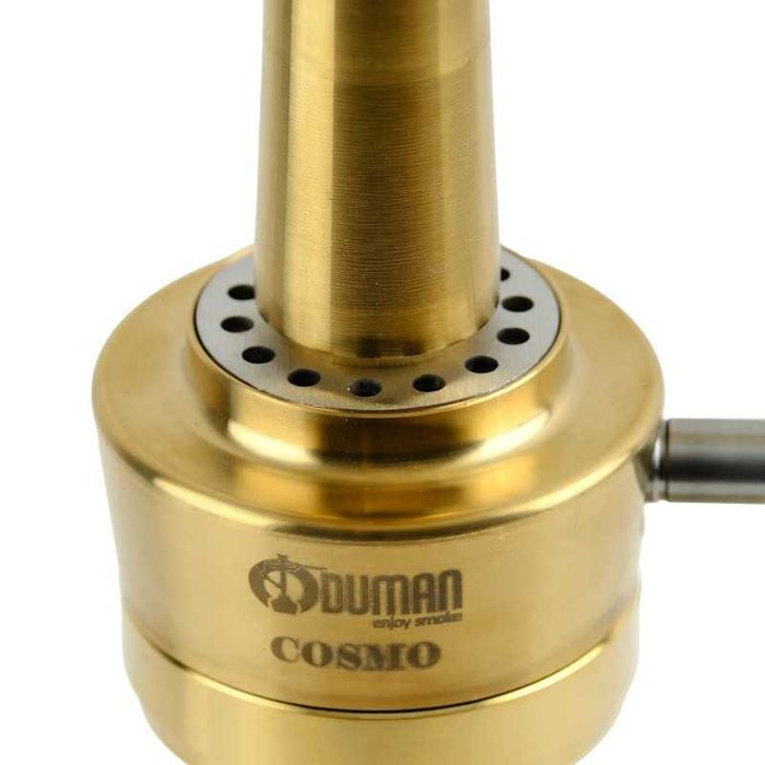 Oduman Cosmo Gold Black Body & Black Glass Fajka Wodna Shisha Hookah