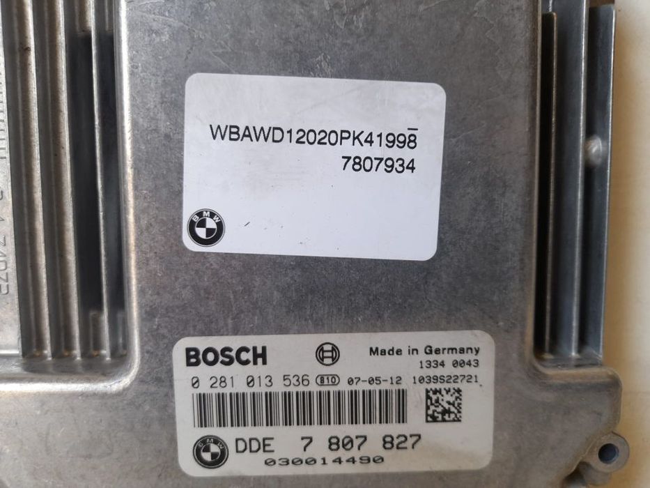 CENTRALINA ECU MOTOR BMW SERIE 1 E88 120D 16V 177CV N47D20A