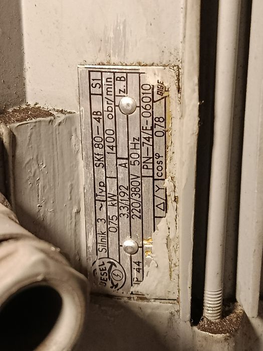 Pompa odśrodkowa(wirowa) z silnikiem elektrycznym