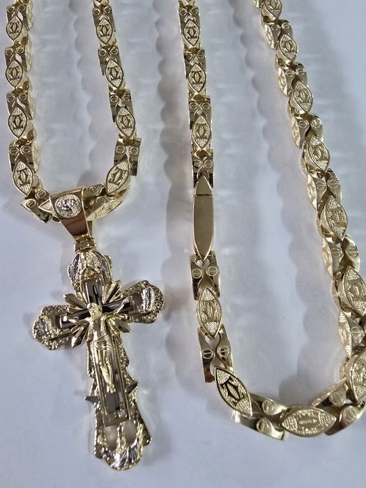 Piękny złoty zestaw Cartier PR.585 14K