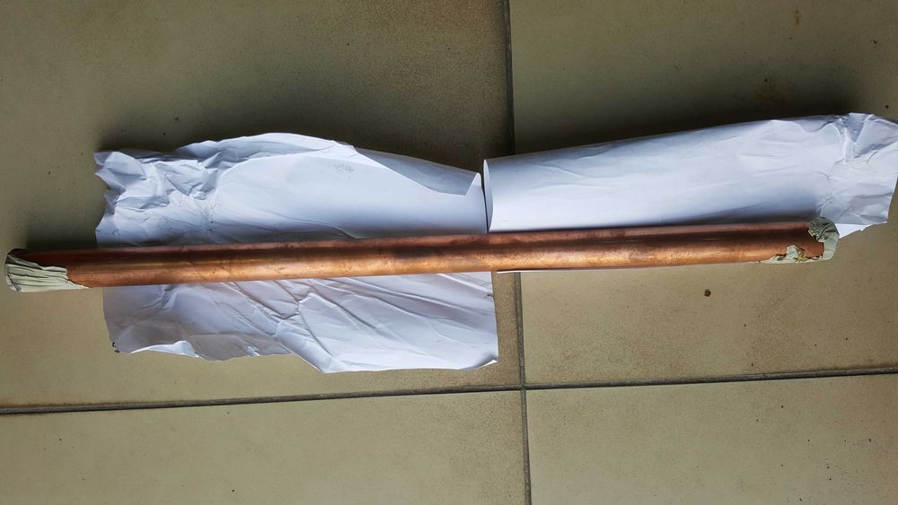 Труба  кондиционерная 1 1/8"× 500мм.